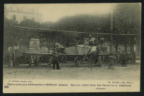 Biplan pris aux allemands à Cernay (Alsace)
