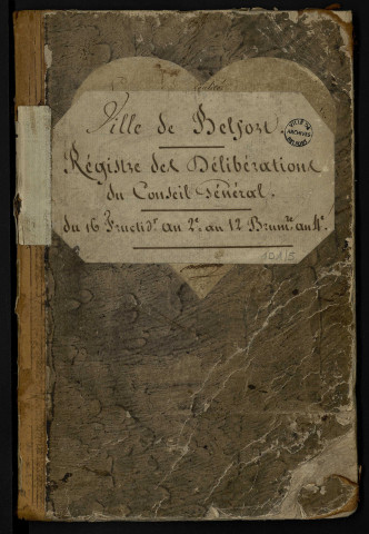 Registre des délibérations du Conseil général, 02/09/1794 - 03/11/1795 (16 fructidor an II - 12 brumaire an IV)