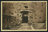 Siège de Belfort 1870-71 - 1ère porte du château avec pont levis
