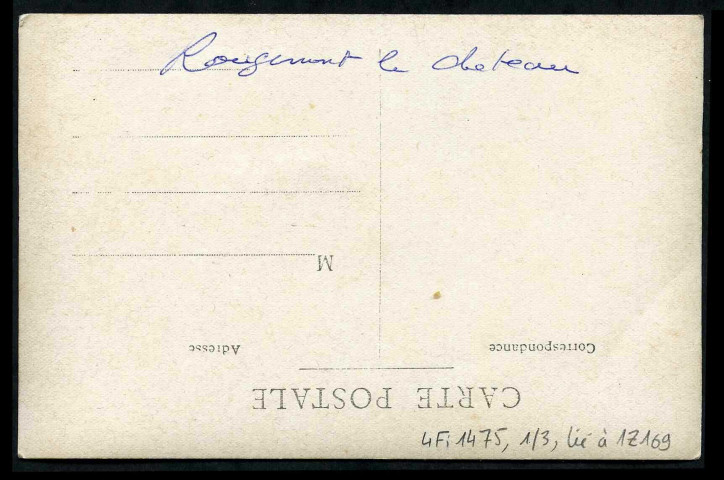 Photos de mariage à Rougemont-le-Château, vers 1896, 3 cartes photos dont une où figure Marie, épouse de Victor Hagenbach (marquée d'une croix)