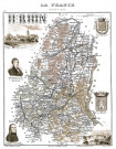 La France (avant 1870) - Haut-RhinCarte couleur dressée par A. Vuillemin, géographe, gravée par Legénisel et Barbier, écrite par Isidor, Migeon imprimeur-éditeur