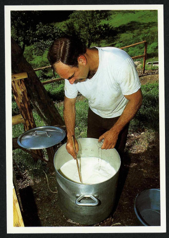 L'été : fabrication du munster dans la ferme de l'Entzenbach