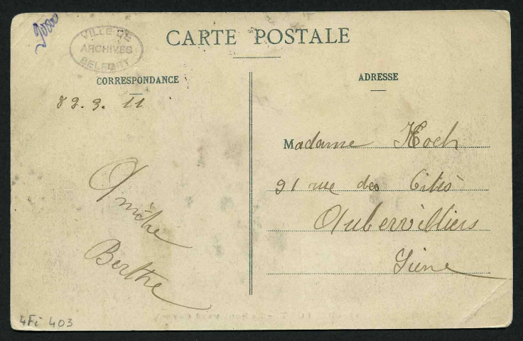 BELFORT - Le Boulevard Carnot