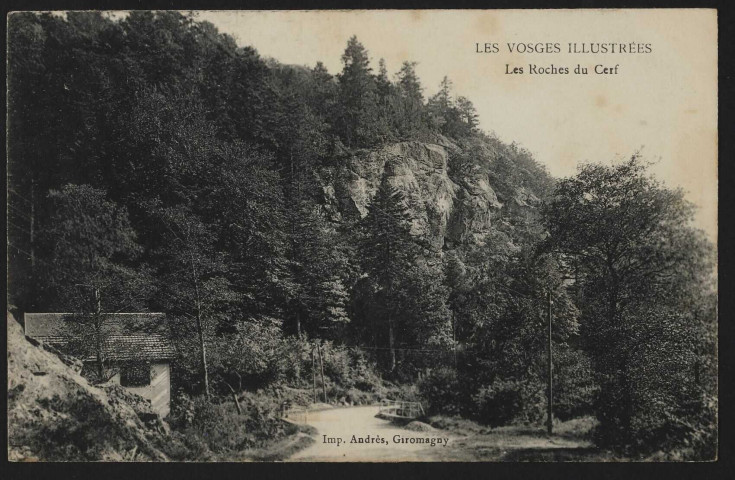 Les Vosges illustrées - Les roches du cerf