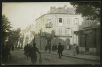 BELFORT - Avenue du Lycée, Maison Riche, 3 septembre 1914 (1ère bombe tombée sur Belfort)