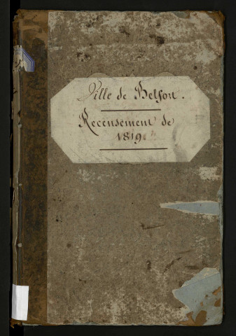 Liste de recensement 1819